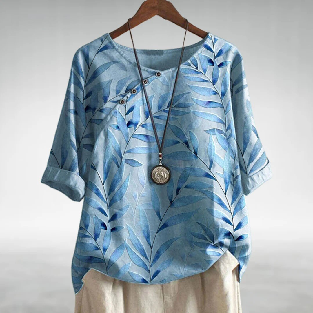 Duttini | Chic Blouse With A Playful Flair with Graceful Drape