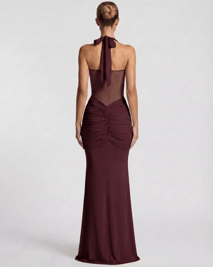 Duttini | Maxi Dress for Women in Lightweight Fabric, Relaxed Fit, Black