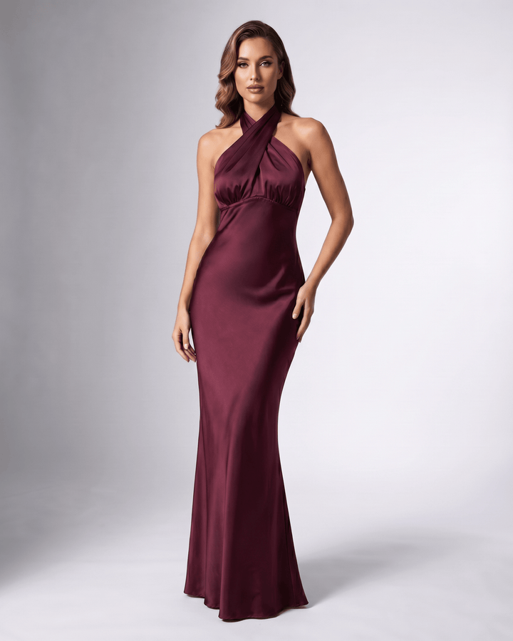 Duttini | Maxi Dress for Women in Lightweight Fabric, Relaxed Fit, Black
