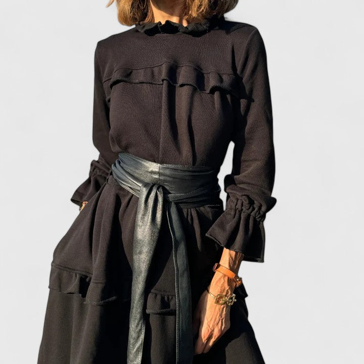 Duttini | Sophisticated Midi Dress for Women in Elegant Fabric, Fitted, Classic Style