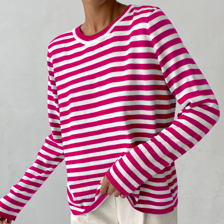 Duttini | Elegant Striped Summer T-Shirt Made to Turn Heads