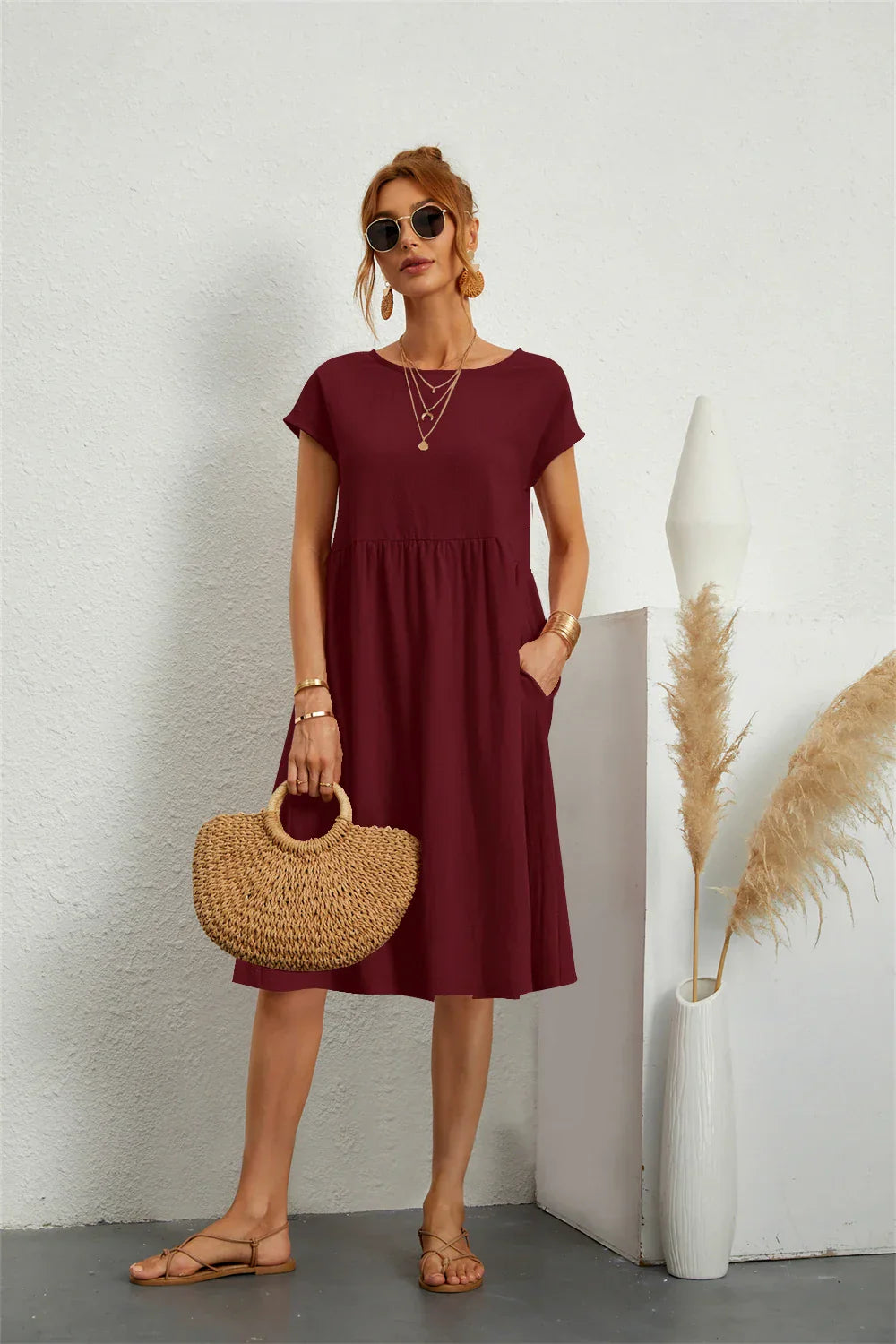 Duttini | Casual Pocket Dress Made to Turn Heads