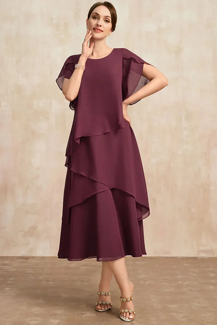 Duttini | Classic Chiffon Dress in a Flattering Cut