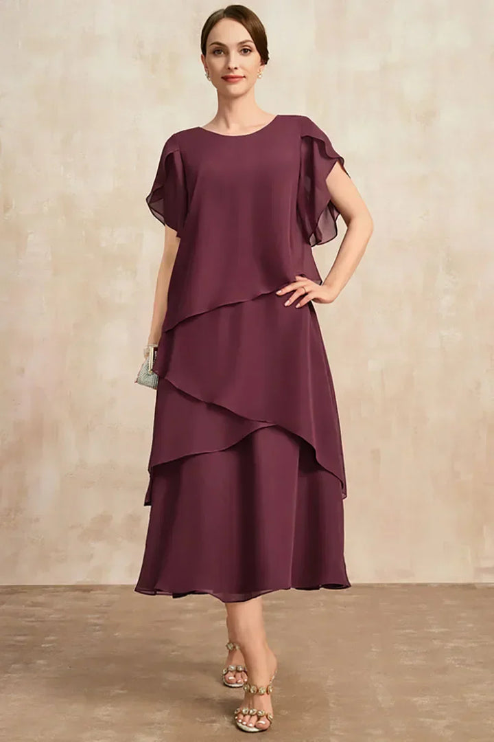 Duttini | Classic Chiffon Dress in a Flattering Cut