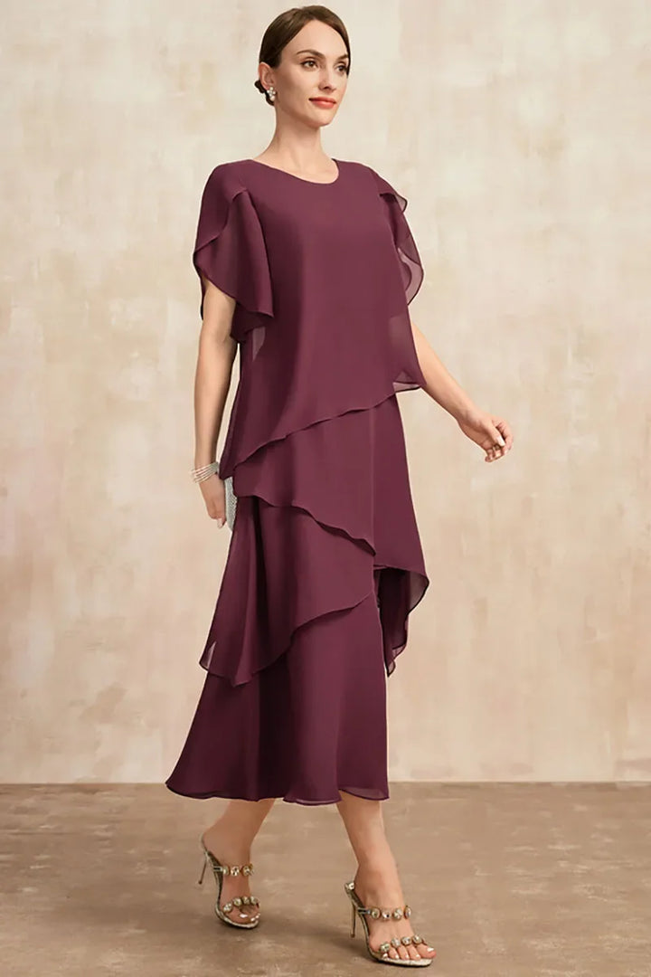 Duttini | Classic Chiffon Dress in a Flattering Cut
