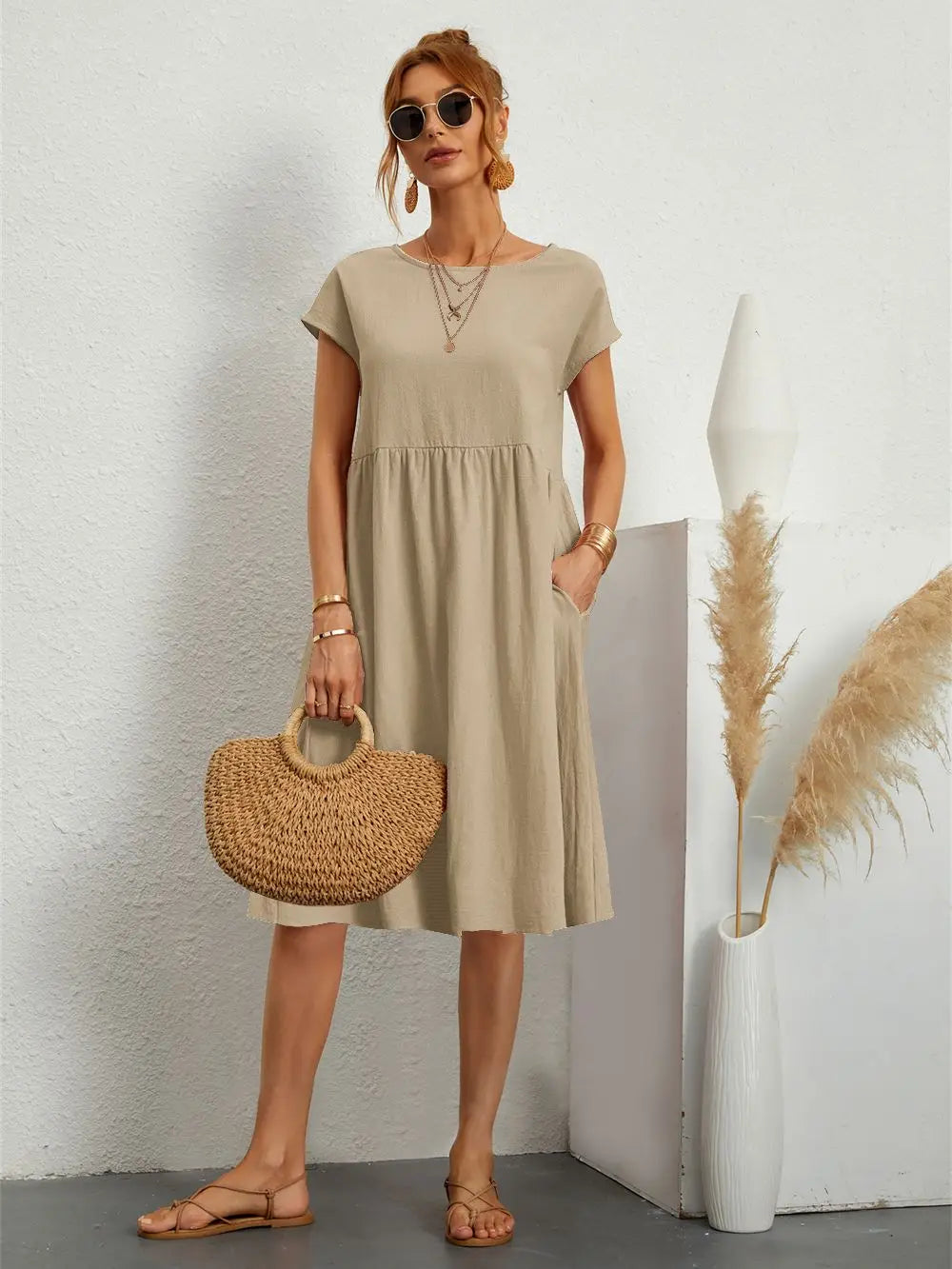 Duttini | Casual Pocket Dress Made to Turn Heads