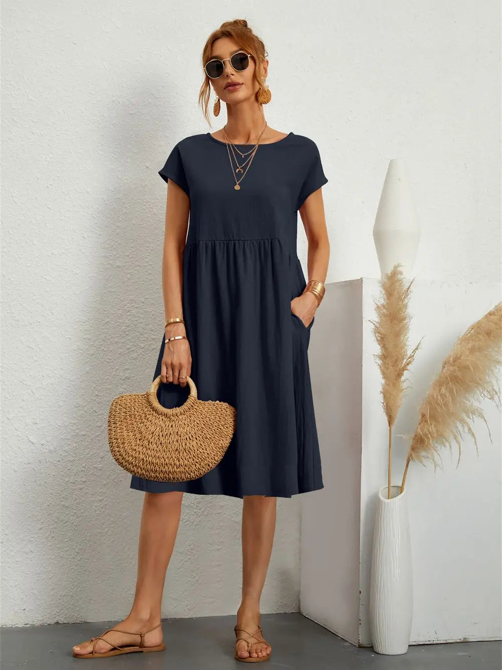 Duttini | Casual Pocket Dress Made to Turn Heads
