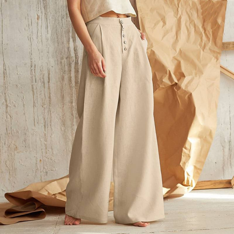 Duttini | Cotton Wide-Leg Pant