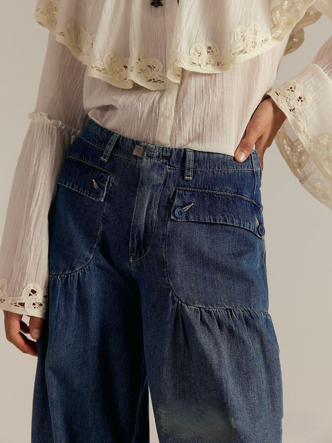 Duttini | Wide-Leg Denim