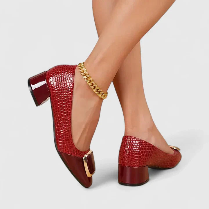 Duttini | Supportive Block Heel Closed Toe with a Comfort Fit