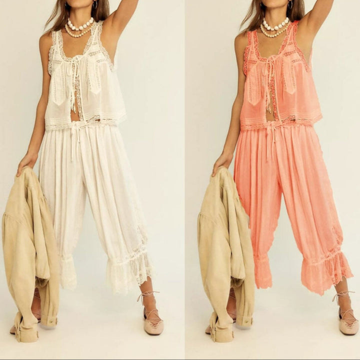Duttini | Lace Two-Piece Set