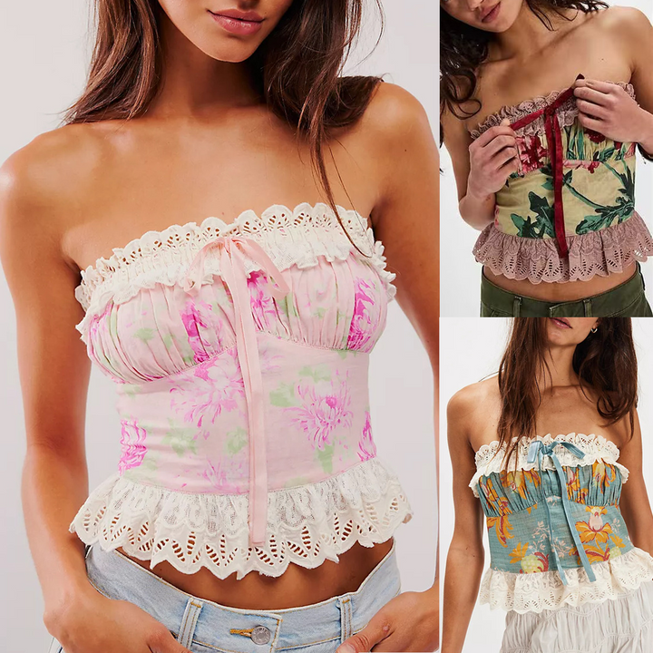 Duttini | Lace Corset Top for Women