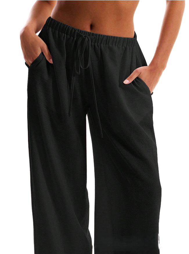 Duttini | Linen Drawstring Trousers