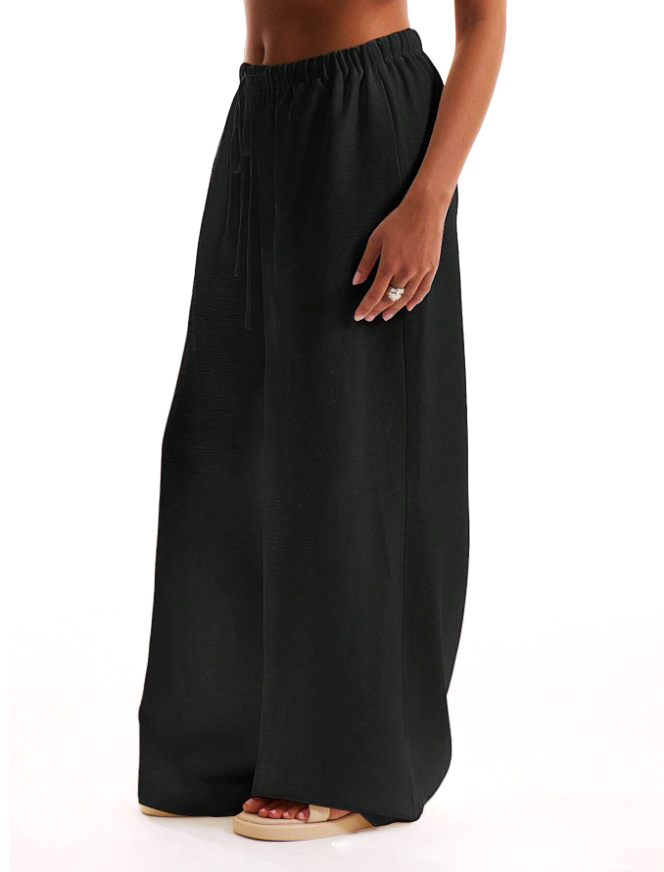 Duttini | Linen Drawstring Trousers