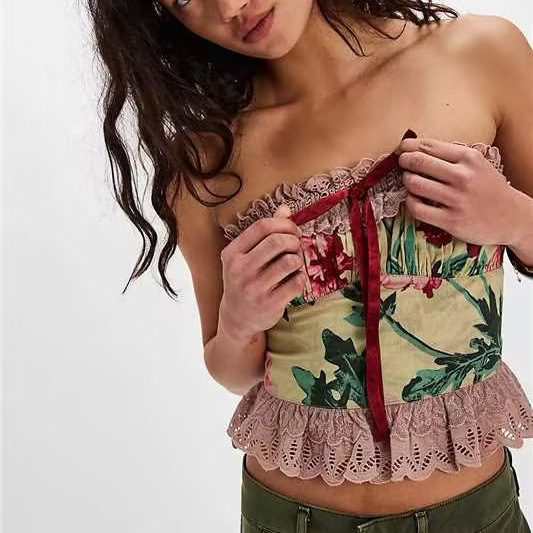Duttini | Lace Corset Top for Women