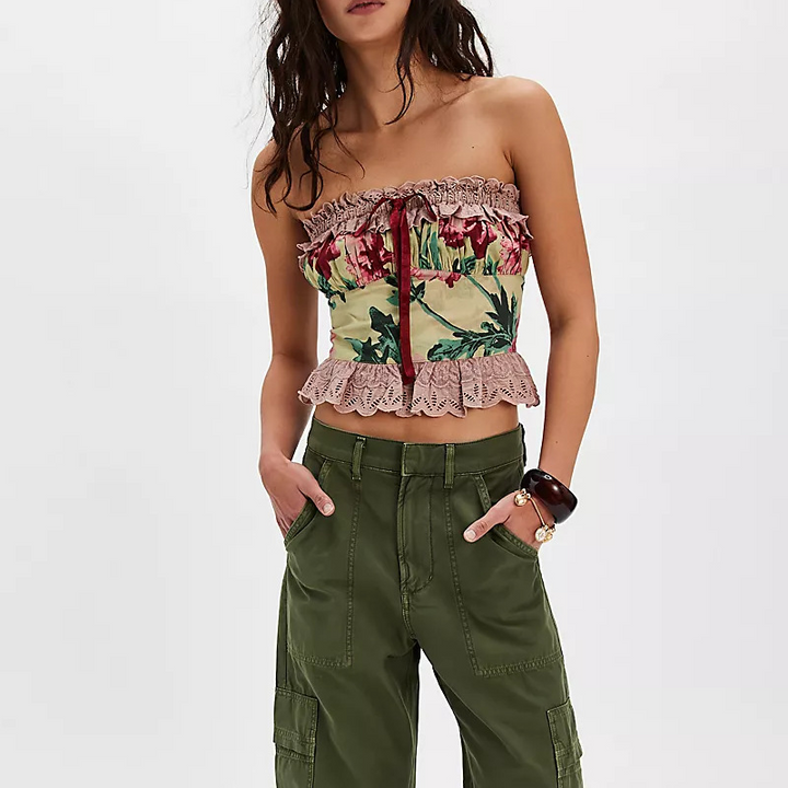 Duttini | Lace Corset Top for Women