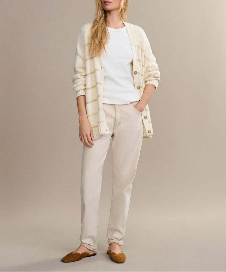 Duttini | Organic Striped Cardigan