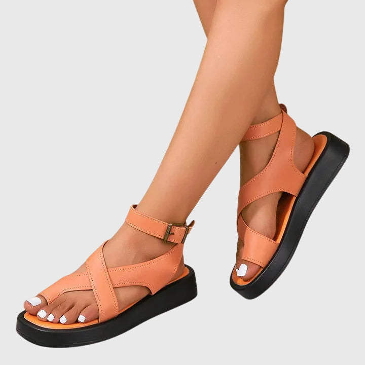 Duttini | Comfort-Fit Strappy Gladiator Platform Sandals