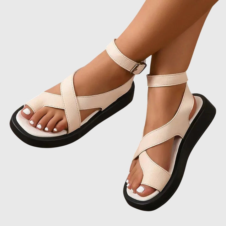 Duttini | Comfort-Fit Strappy Gladiator Platform Sandals