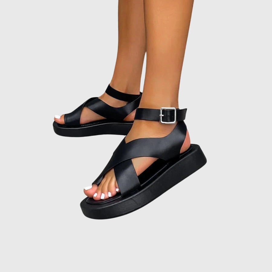 Duttini | Comfort-Fit Strappy Gladiator Platform Sandals