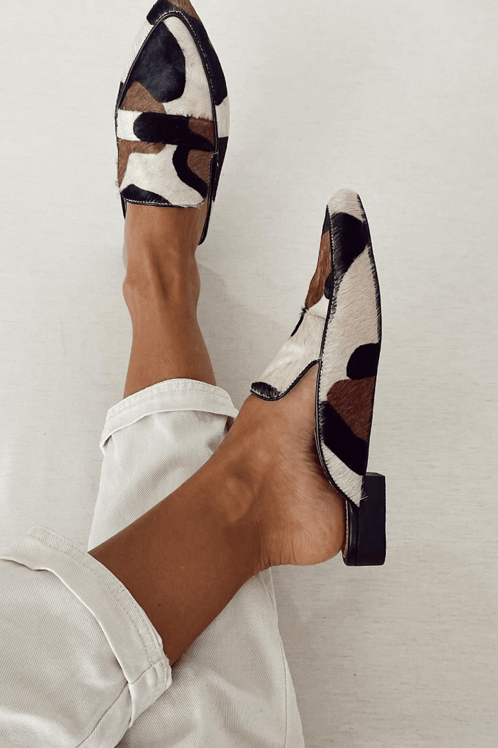 Duttini | Soft-Step Abstract Print Slip On Loafers