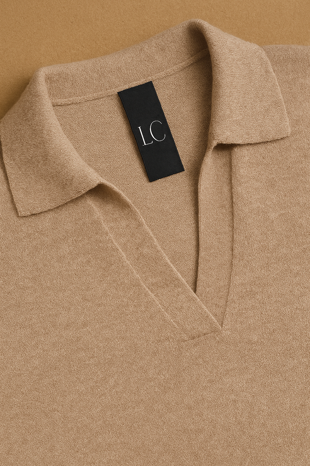 Duttini | Cotton Knit Polo for Men in Classic Fit, Navy