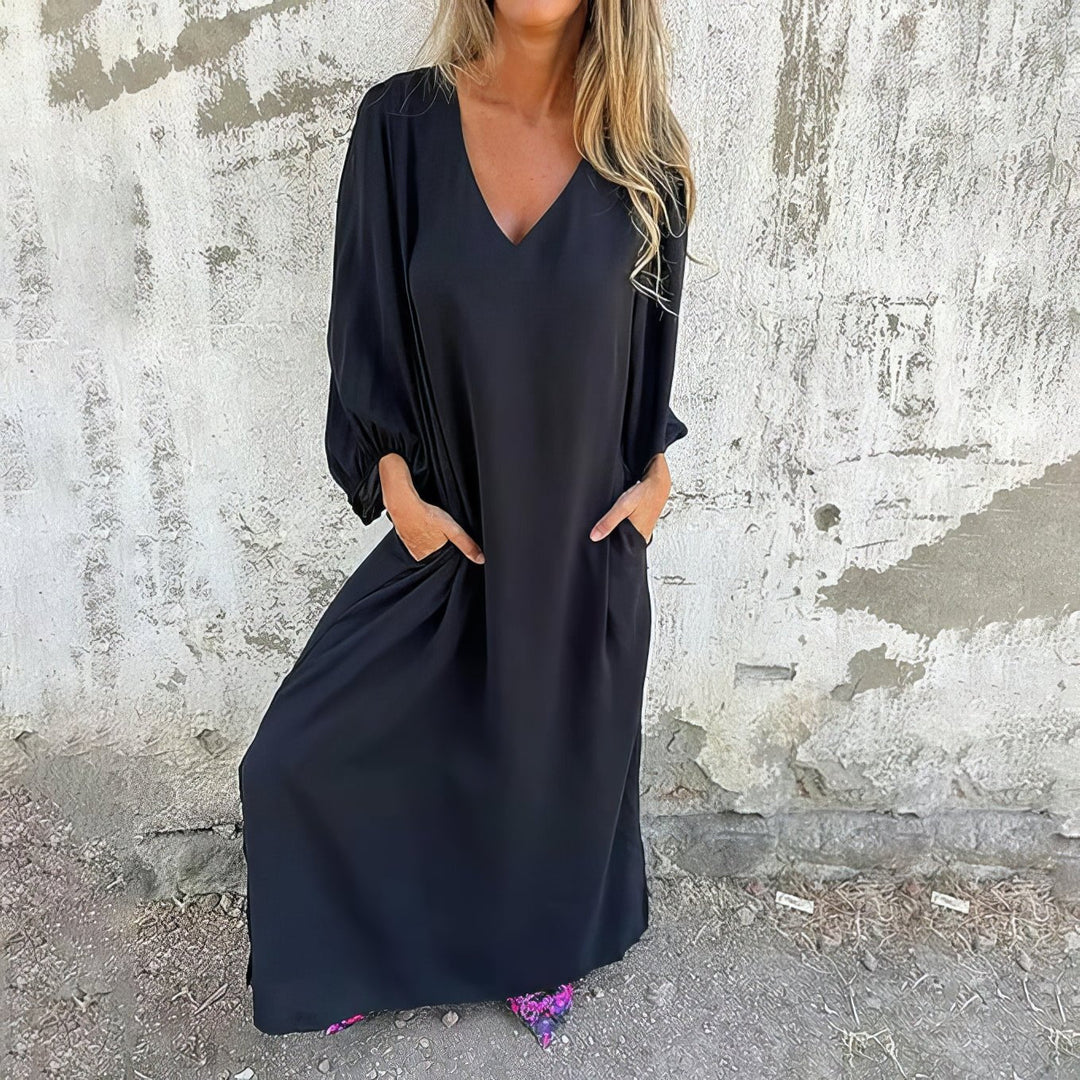 Duttini | Flowing Maxi Dress With Pockets for Effortless Elegance
