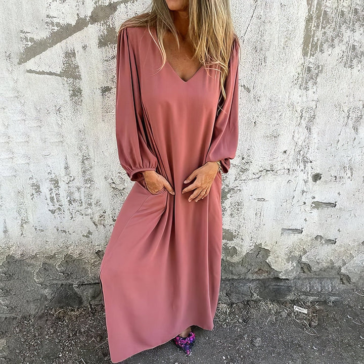 Duttini | Flowing Maxi Dress With Pockets for Effortless Elegance