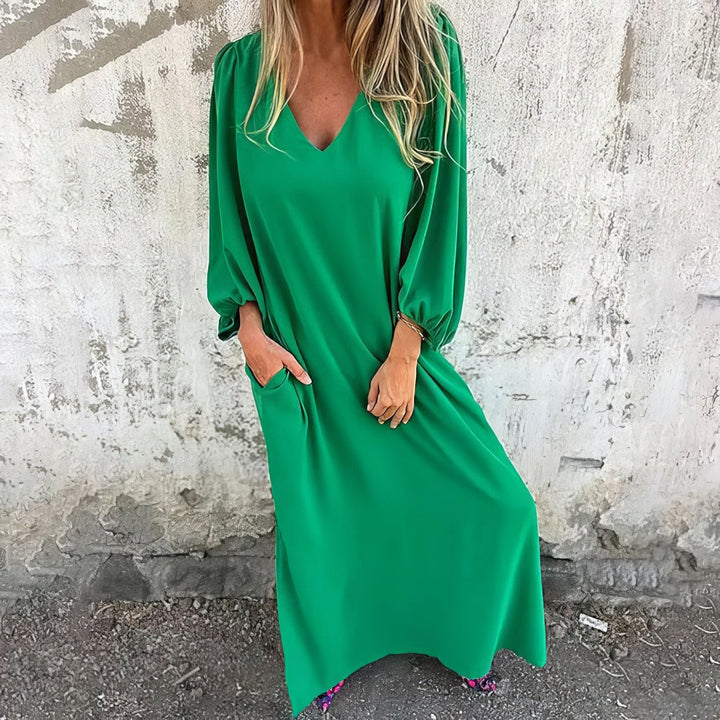 Duttini | Flowing Maxi Dress With Pockets for Effortless Elegance
