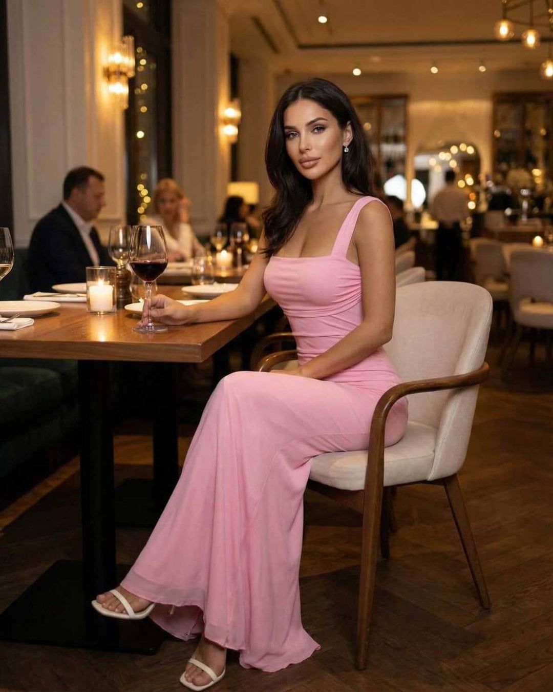 Duttini | Blush Maxi Dress for Women