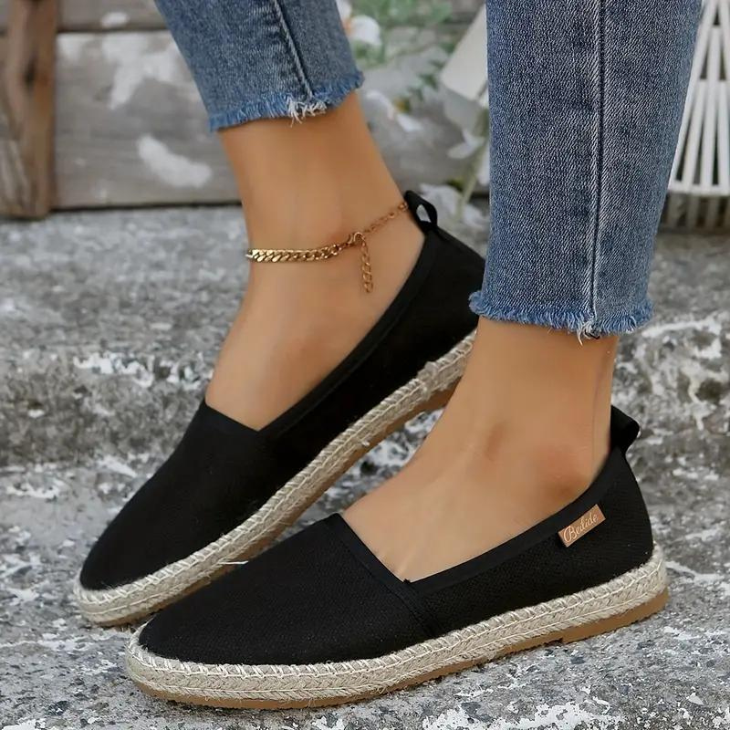 Duttini | Lightweight Slip On Espadrille Flats for Walking in Comfort