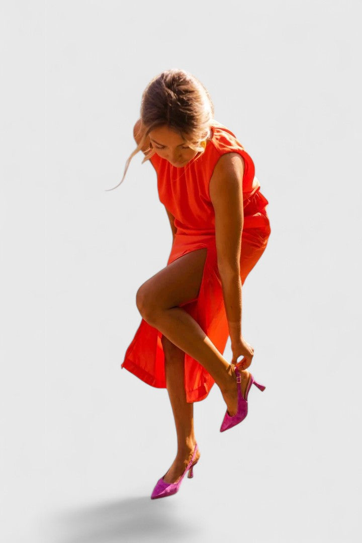 Duttini | Comfortable Midi Dress for Women in Soft Fabric