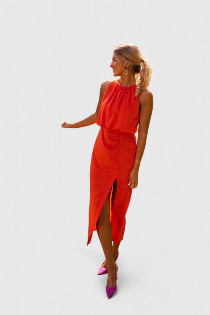 Duttini | Comfortable Midi Dress for Women in Soft Fabric