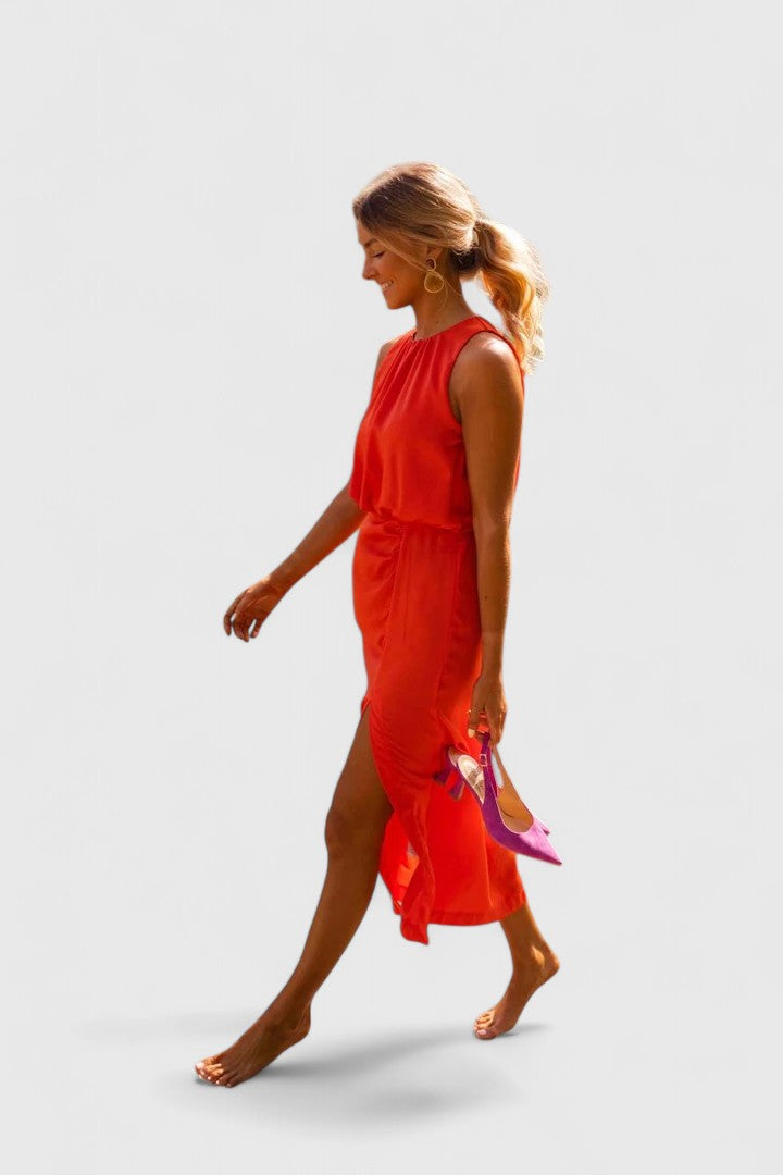 Duttini | Comfortable Midi Dress for Women in Soft Fabric