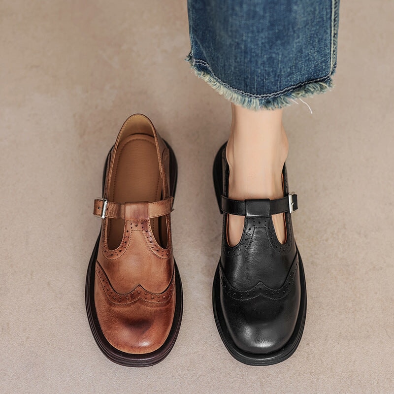 Duttini | Soft-Step Closed Toe With Buckle Strap for Walking in Comfort
