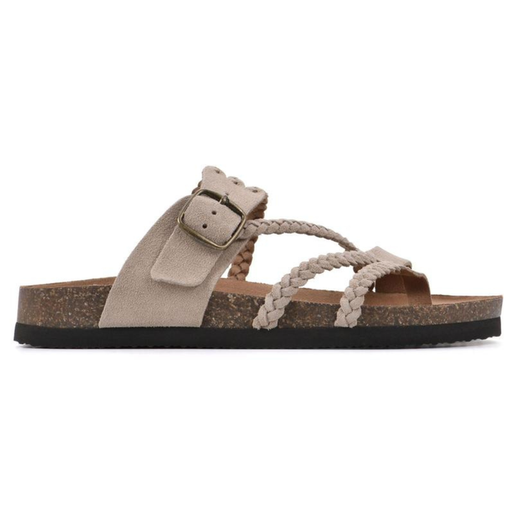Duttini | Soft-Step Braided Buckle Sandals with a Comfort Fit