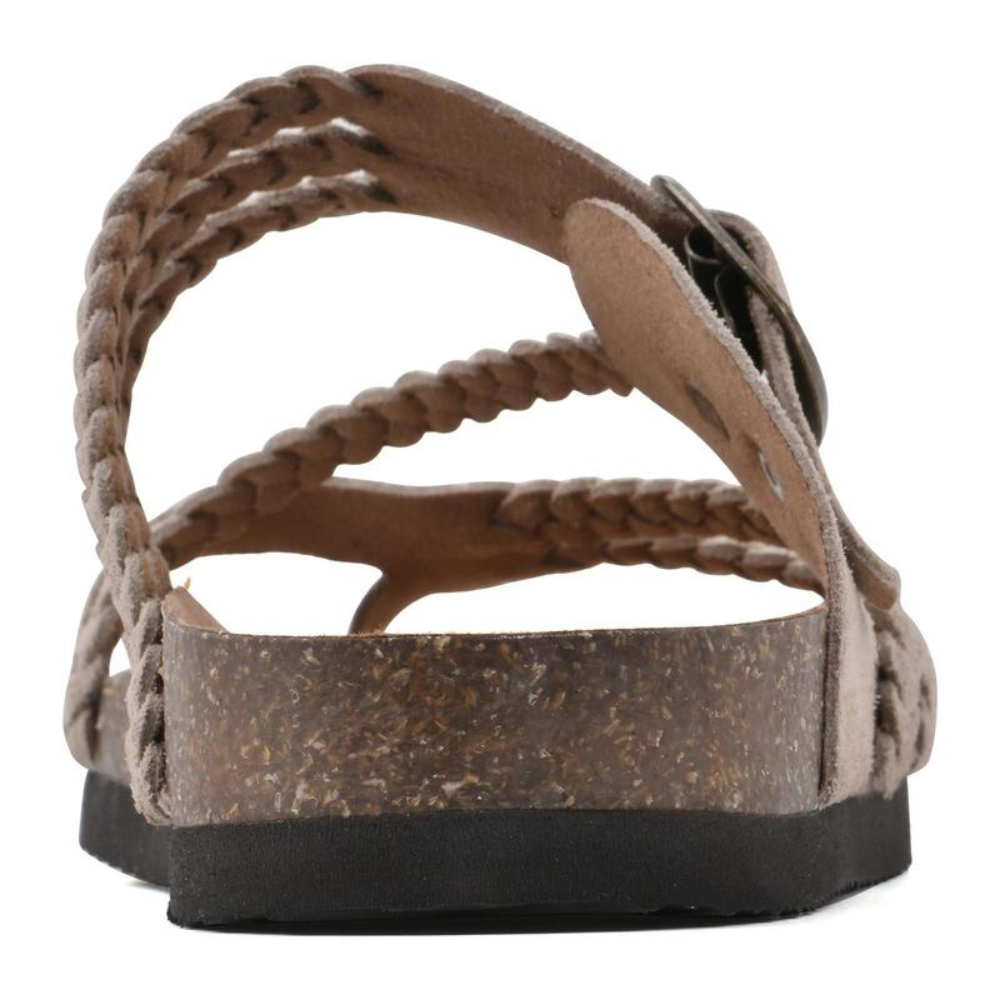 Duttini | Soft-Step Braided Buckle Sandals with a Comfort Fit