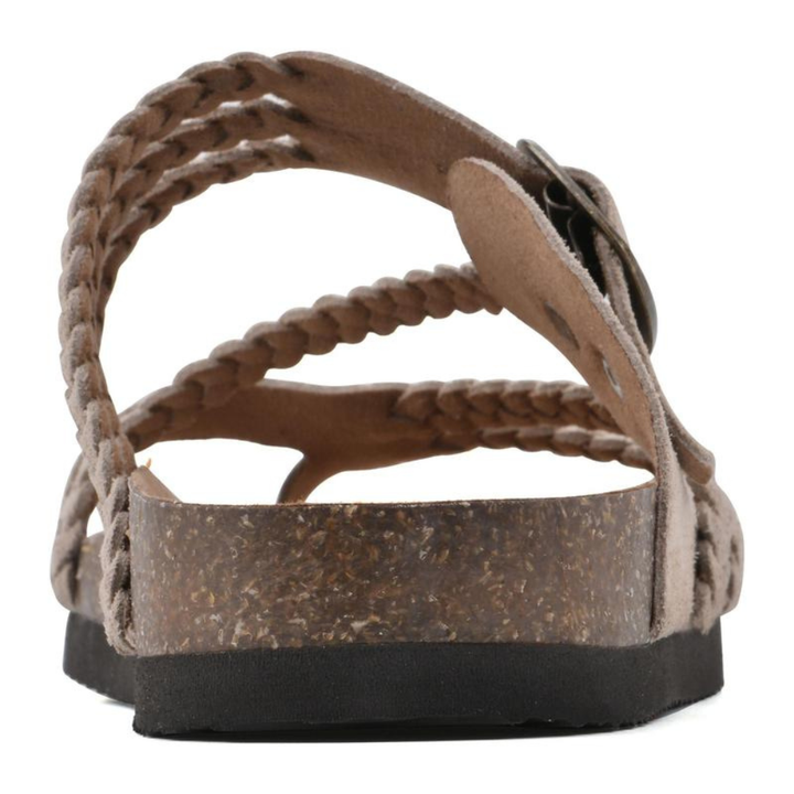 Duttini | Soft-Step Braided Buckle Sandals with a Comfort Fit