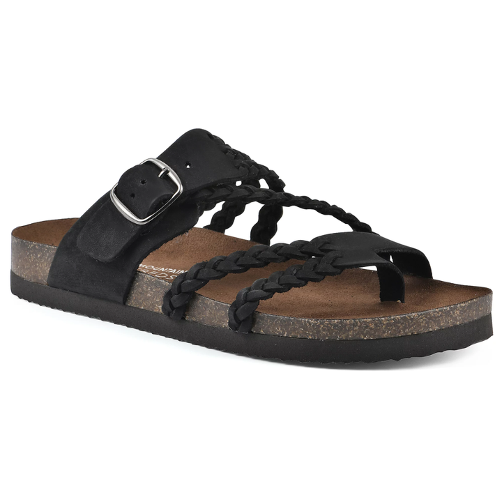Duttini | Soft-Step Braided Buckle Sandals with a Comfort Fit