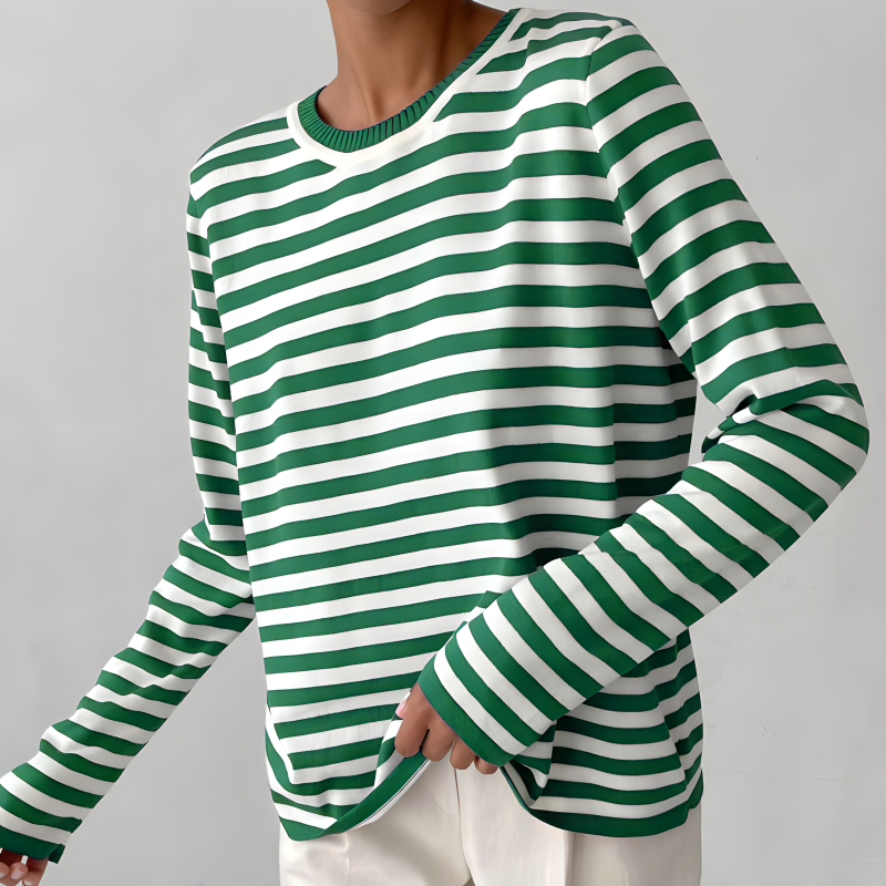 Duttini | Elegant Striped Summer T-Shirt Made to Turn Heads