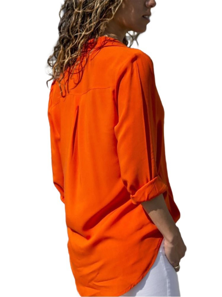 Duttini | Refined Button Down Long Sleeve Shirt with Graceful Drape
