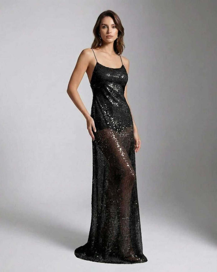 Duttini | Black Maxi Dress for Women
