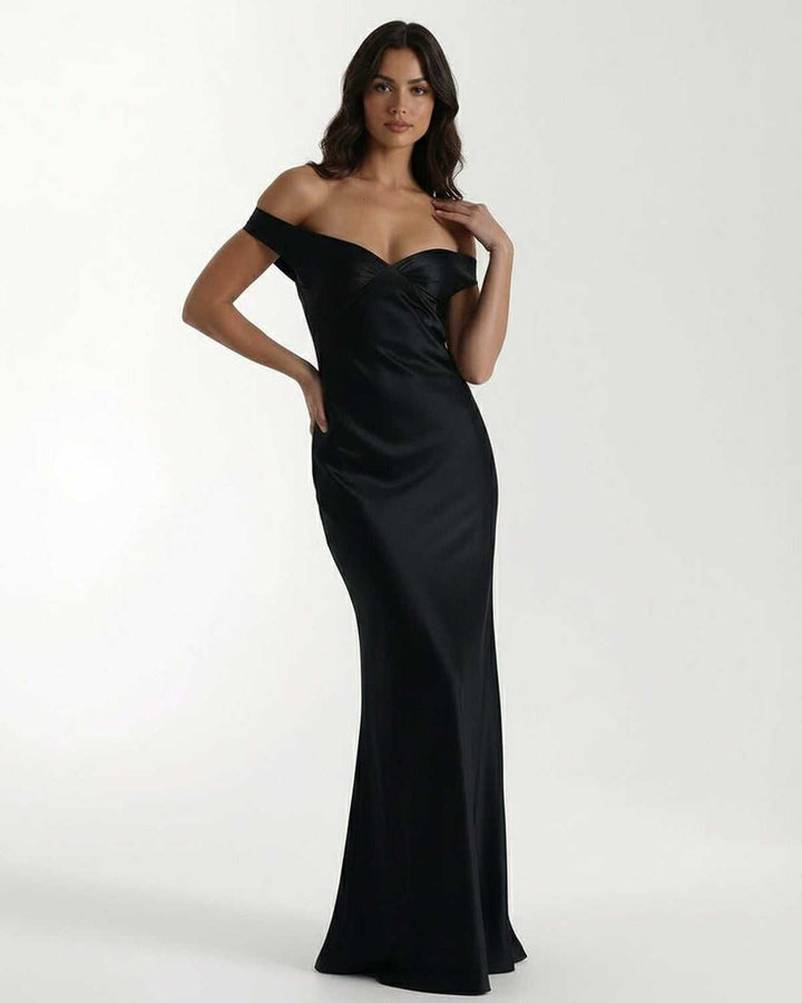 Duttini | Black Maxi Dress for Women