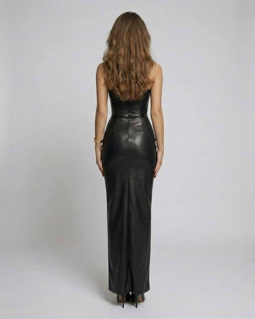 Duttini | Maxi Dress for Women, Lightweight Fabric, Navy Blue, Elegant Style