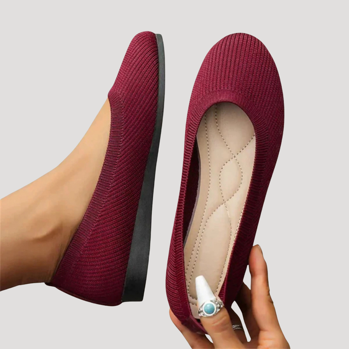 Duttini | Soft-Step Slip-On Ballet Flats With Cushioning