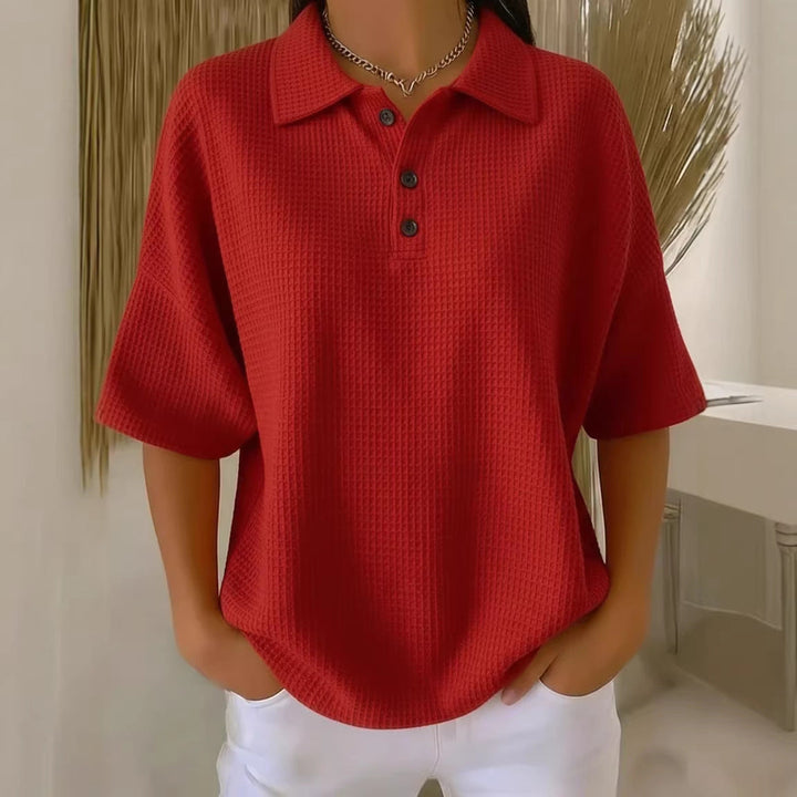 Duttini | Graceful Collared Short Sleeve Polo Shirt for Every Occasion