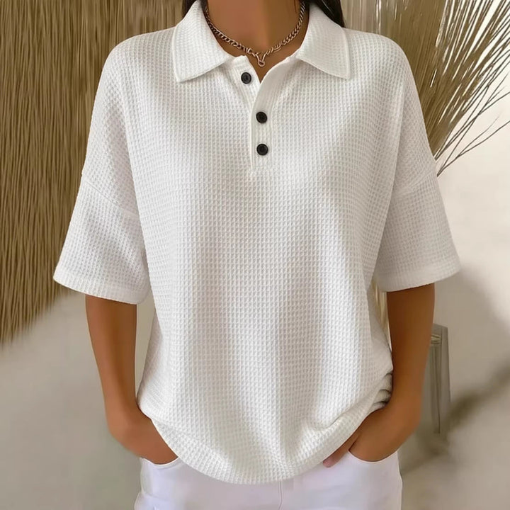 Duttini | Graceful Collared Short Sleeve Polo Shirt for Every Occasion