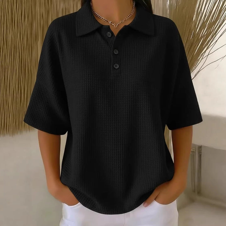 Duttini | Graceful Collared Short Sleeve Polo Shirt for Every Occasion