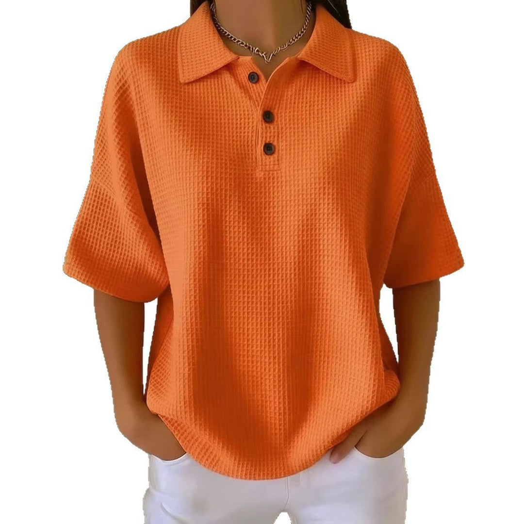 Duttini | Graceful Collared Short Sleeve Polo Shirt for Every Occasion
