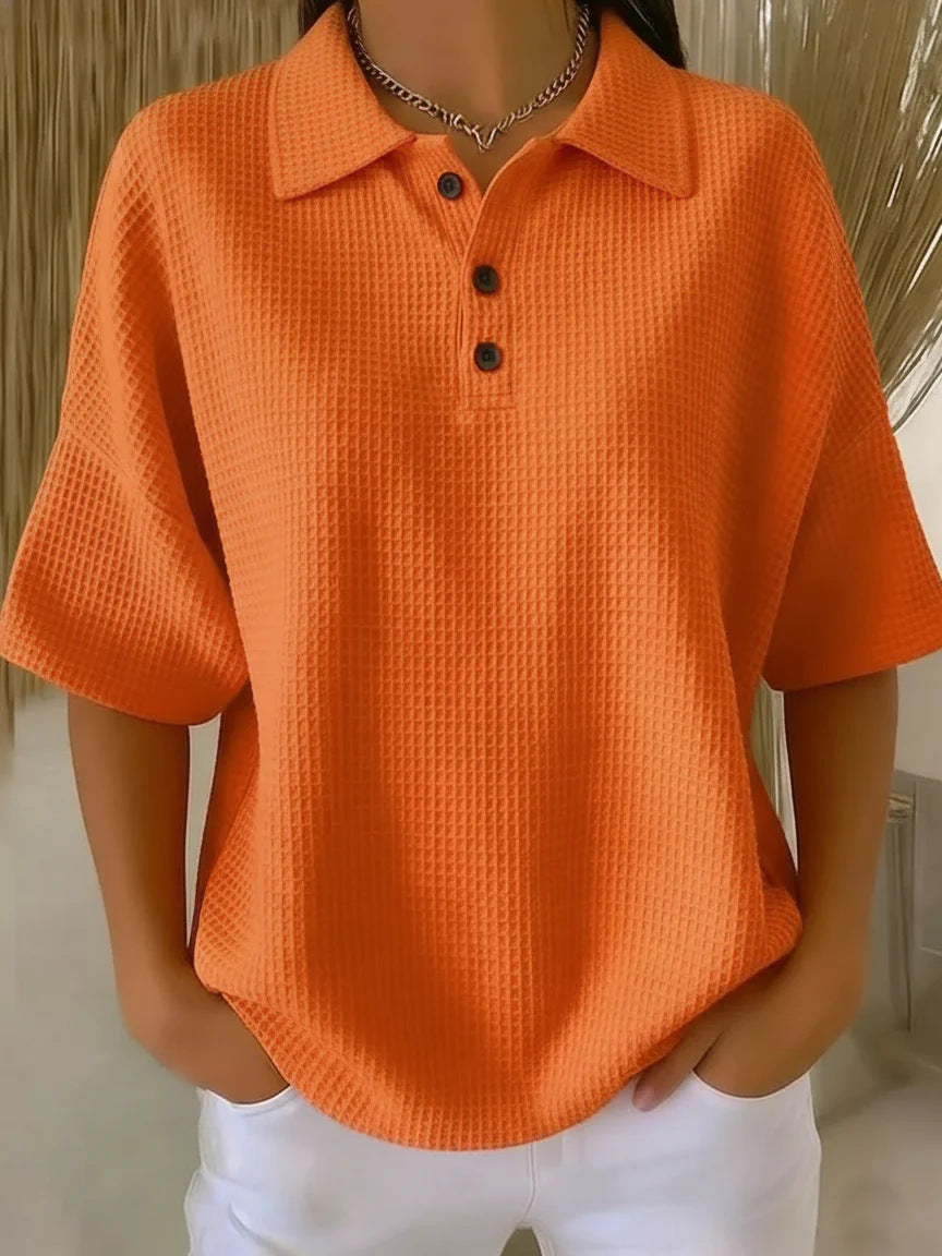 Duttini | Graceful Collared Short Sleeve Polo Shirt for Every Occasion